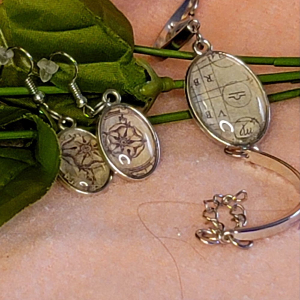Song of Flowers Bracelet & Earring Set